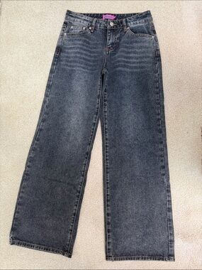 Edikted - Contrast Stitch Wide-Leg Jeans